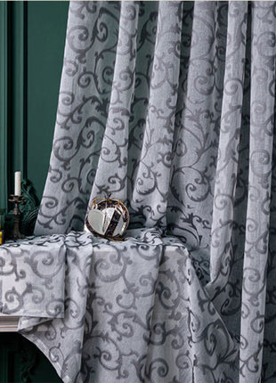 Voilage Noir motifs